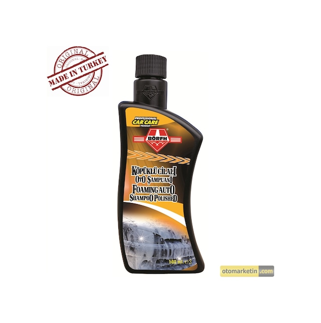 Börfh Köpüklü Cilalı Oto Şampuanı 500Ml