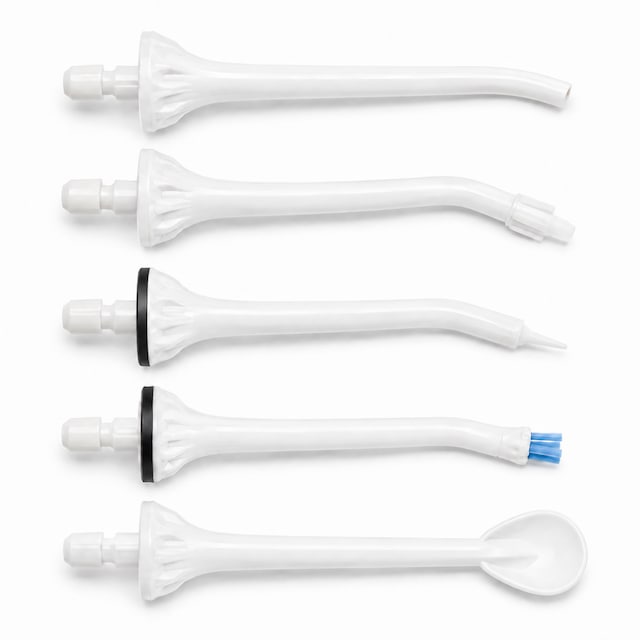 Npo Nicefeel Fc5610 Uyumlu 5 Li Ağız Duşu Yedek Uç Seti Standart, Ortodontik, Periodontal, Plak Ve Dil Temizleme Başlıkları