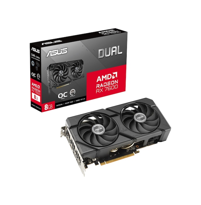 Asus Radeon RX 7600 Dual Evo OC Edition 8 GB GDDR6 128 Bit Ekran Kartı