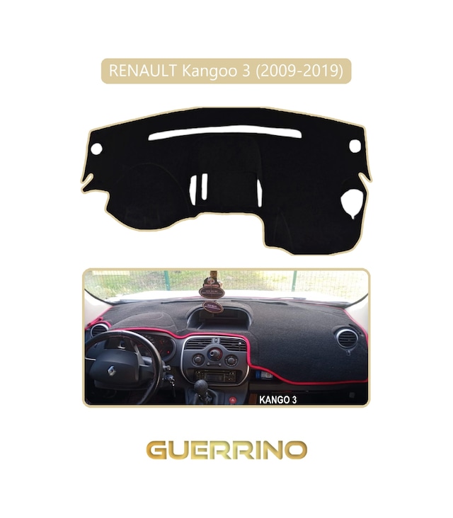 Renault Kangoo 3 2007 Now Torpido Koruma Halısı Bej Kenar