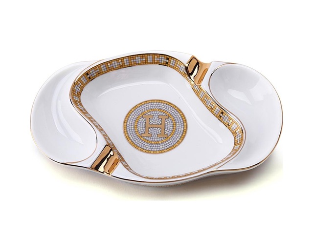 Dermes Gold Mosaic Porselen Puro ve Pipo Küllüğü 2li