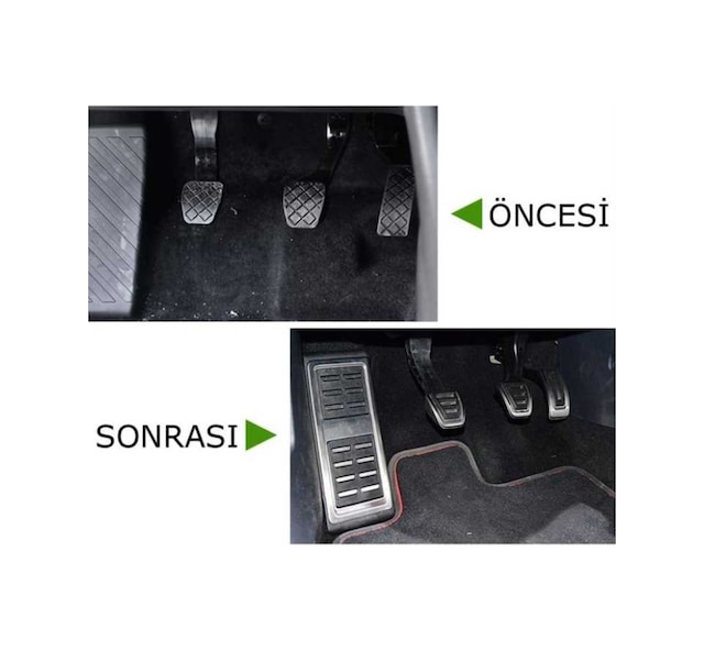 Volkswagen Golf 7 Manuel Pedal Seti Geçmeli (4 Parça) (525529067)
