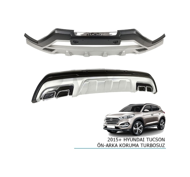 Hyundai Tucson Ön-arka Tampon Koruması 2015-2018 Model 2