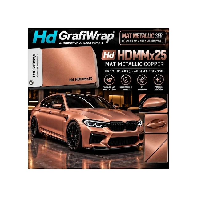 Mat Metallıc Cooper 5m