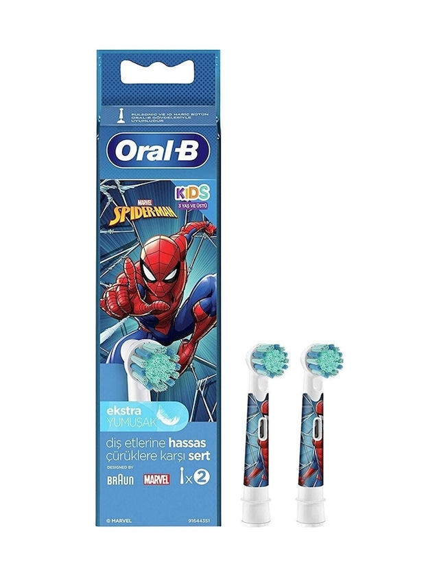 Oral-B Yedek Başlık Spiderman 2li
