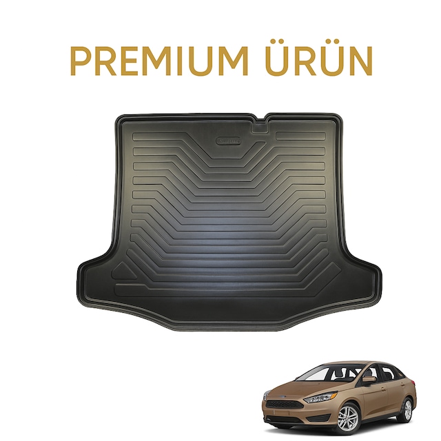 Ford Focus 2 2004 2011 Uyumlu 3d Bagaj Havuzu Premium