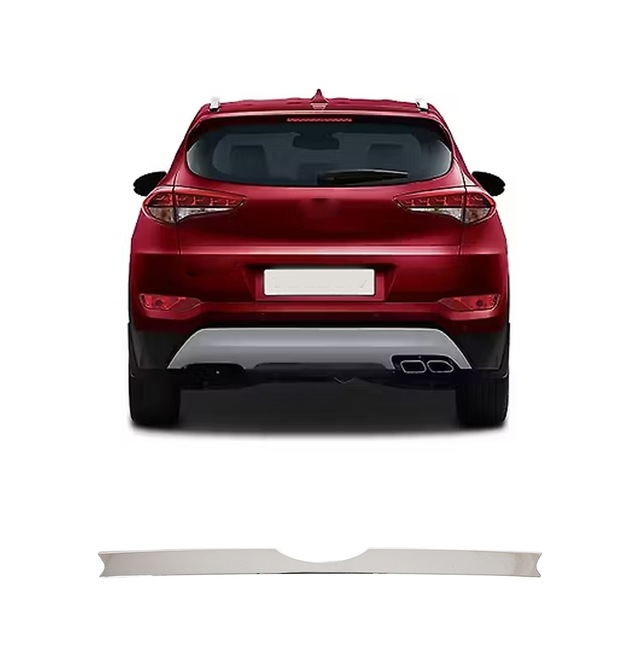 Hyundai Tucson Uyumlu 2015-2020 Krom Bagaj Çıtası Paslanmaz Çelik