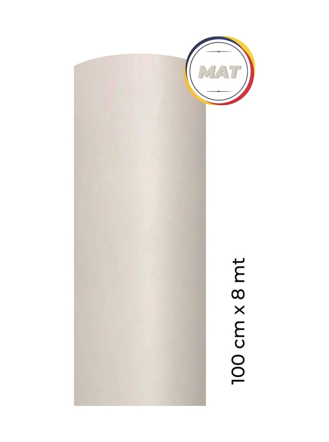 Mat Beyaz Kendinden Yapışkanlı Kaplama Folyosu 100 Cm X 8 Mt