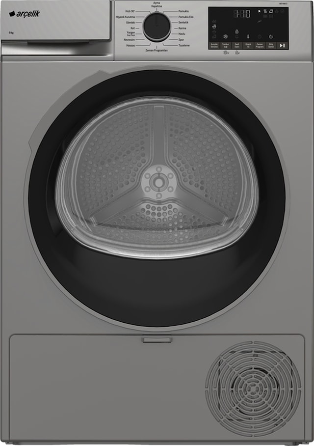 Arçelik 901 KMX S 9 KG Isı Pompalı Kurutma Makinesi