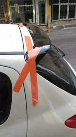 Peugeot 206 Spoyler Spoiler Parlak Siyah Boyalı