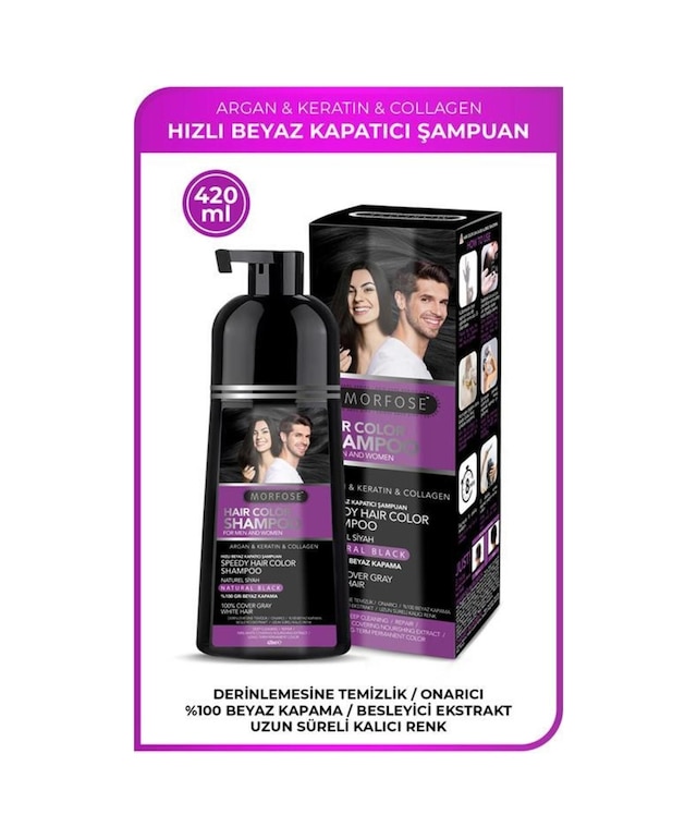 Hızlı Beyaz Ve Gri Kapatıcı Şampuan 420 Ml