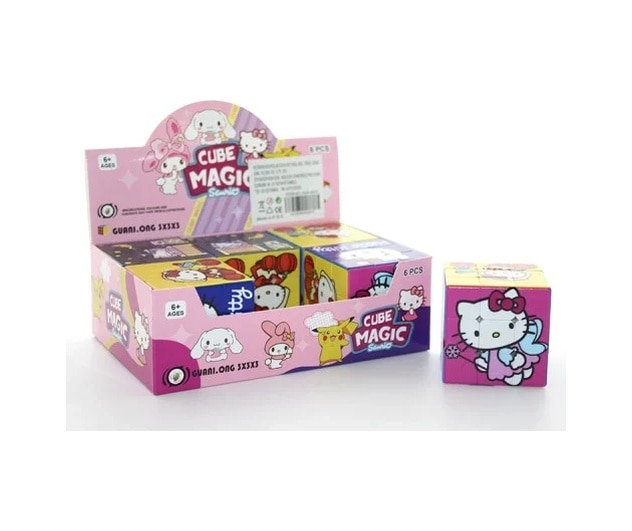 Lb Hello Kitty Baskılı Zeka Küpü - Karakter Tasarımlı Küp Oyuncak