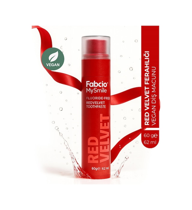 Fabcio Mysmile Florürsüz Diş Macunu Red Velvet Ferahlığı Tam Koruma
