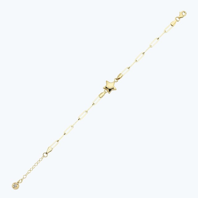 Altınbaş Altın Yıldız Zincir Bileklik Blazn3823-2582 Renkli Altın