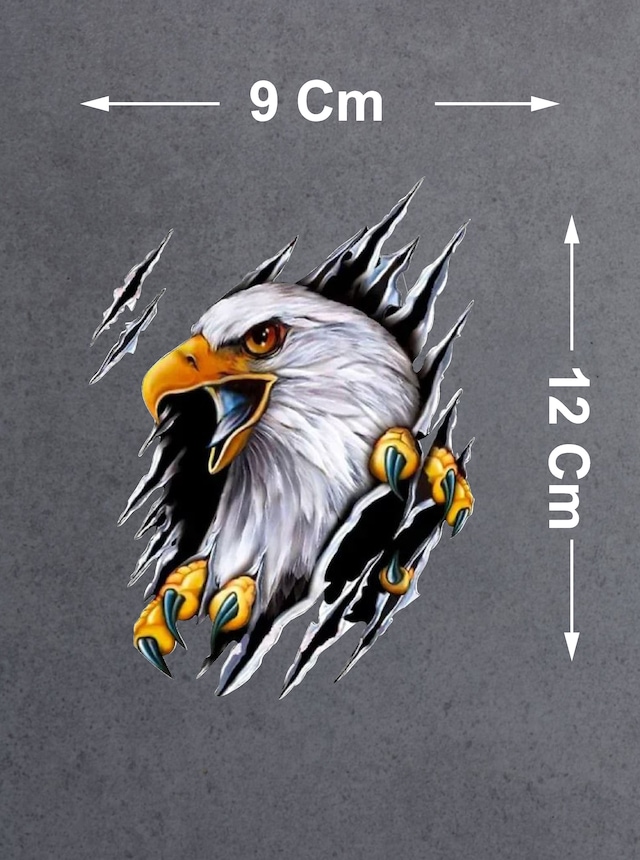 Kartal Vahşi Pençe Beşiktaş Karakartal Sticker - Araba Oto Motosiklet Sticker - 00045 12x9 Cm