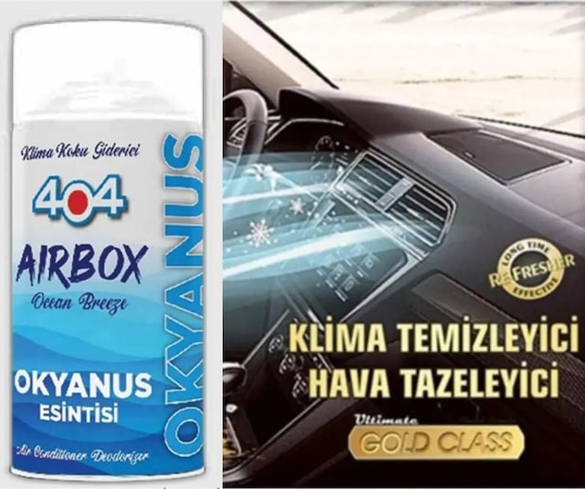 404 Kimya Klima Fresh Temizleyici Klima Bombası Okyanus Etkisi
