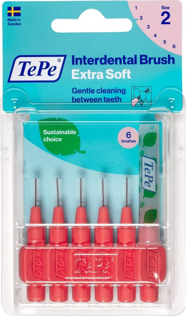 Tepe Blister X-soft 0.5 Mm - Kırmızı Diş Arayüz Fırçası 1x 6 Adet