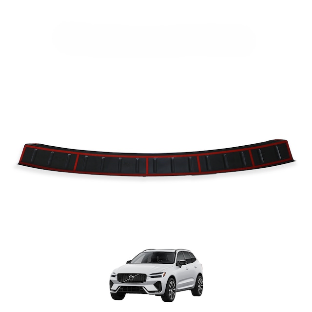 Volvo Xc60 Arka Tampon Eşiği Tampon Üstü Plastik Koruma Mat Siyah 2017+