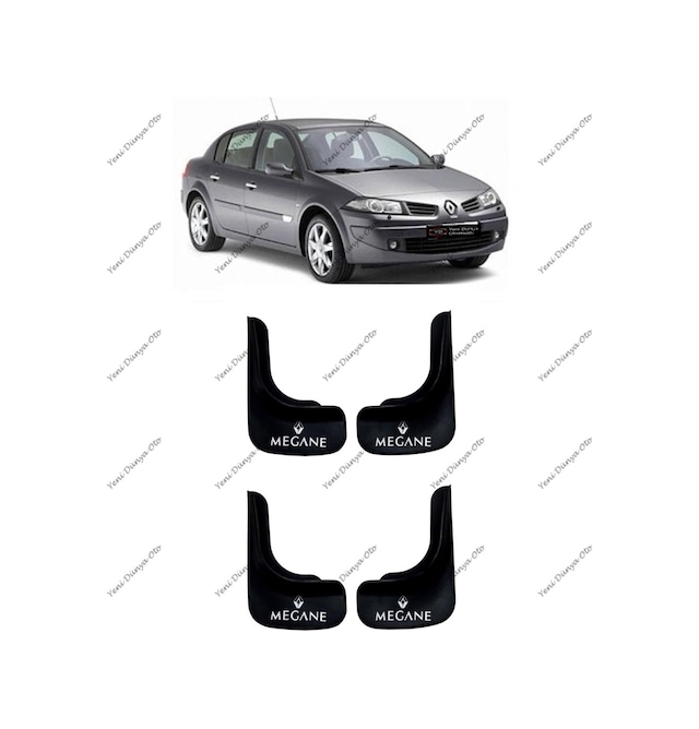 Renault Megane 2 2002-2009 4lü Paçalık, Çamurluk, Tozluk REN1UX008