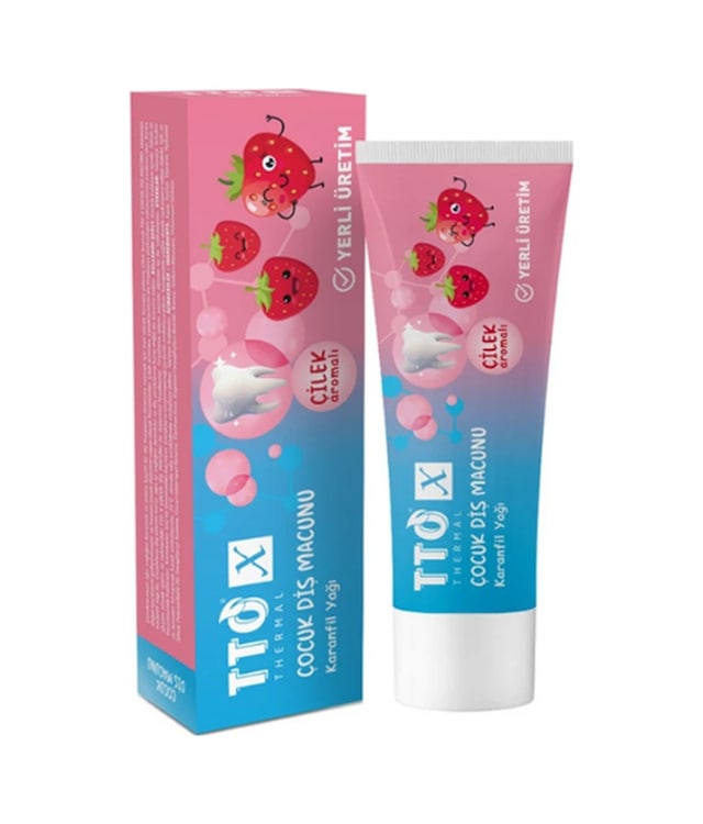Tto X Çocuk Çilekli Diş Macunu 75 Ml-2514