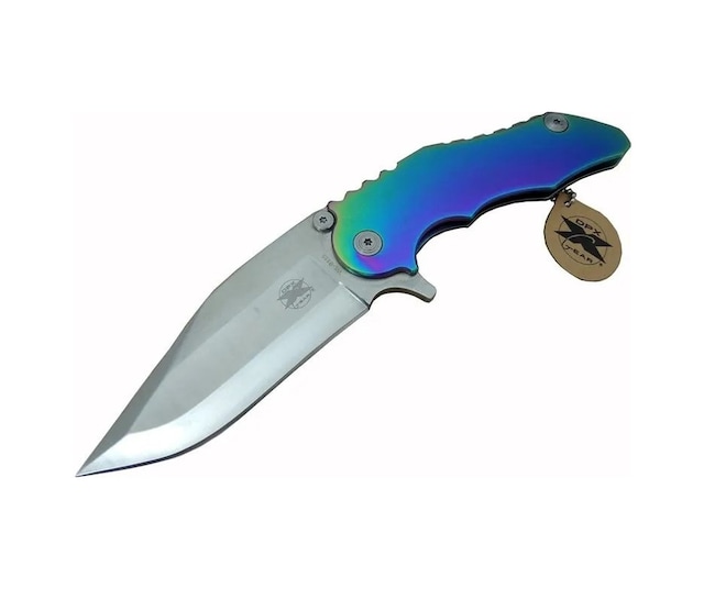 Dpx Gear Wl 9115 Outdoor Çakı 23 Cm - Metal Gökkuşağı Sap, Otomatik, Kılıflı