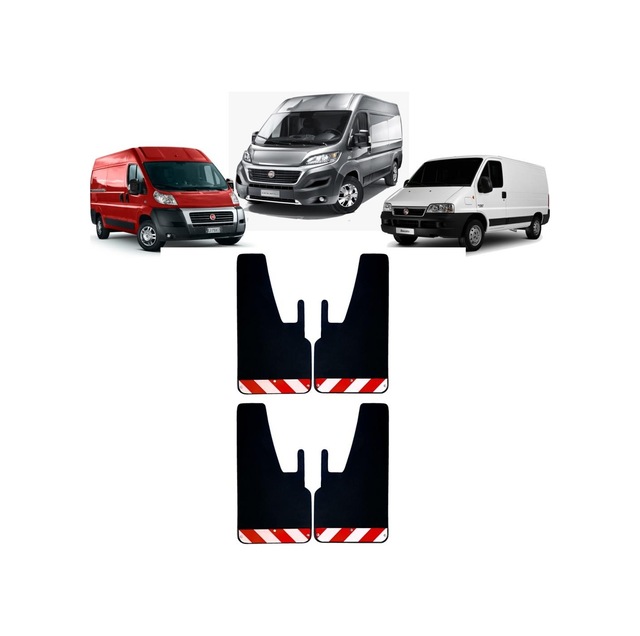 Fiat Ducato Kırmızı-beyaz Fosforlu 4'lü Paçalık Çamurluk Tozluk Fıa0fx02702