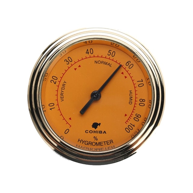 Cohiba Puro Kutusu Humidor Nemölçer Higrometre 5cm