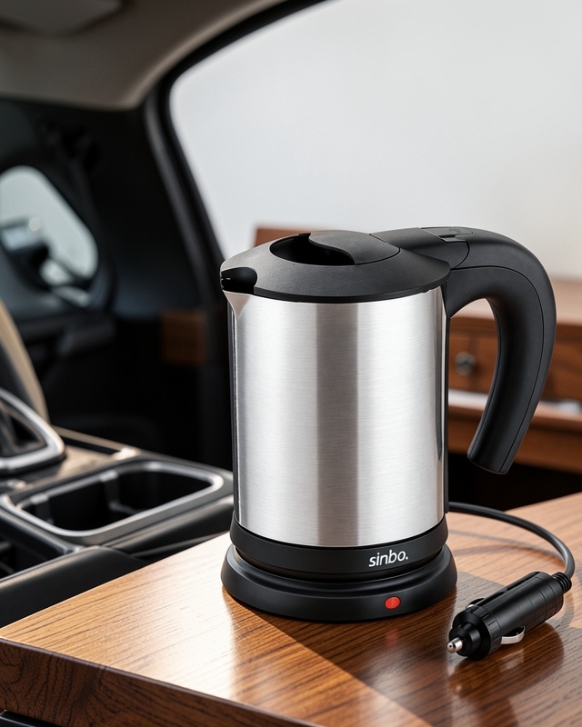 12v Araç Kettle Paslanmaz Çelik 1 L Otosuısıtıcı-2