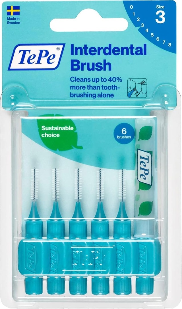 Tepe Blister 0.6 Mm - Mavi Diş Arayüz Fırçası 1 X 6 Adet