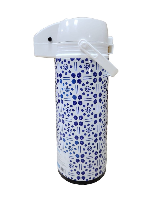 Bestchoice Pompalı Termos 1.9 Lt Mavi - Beyaz