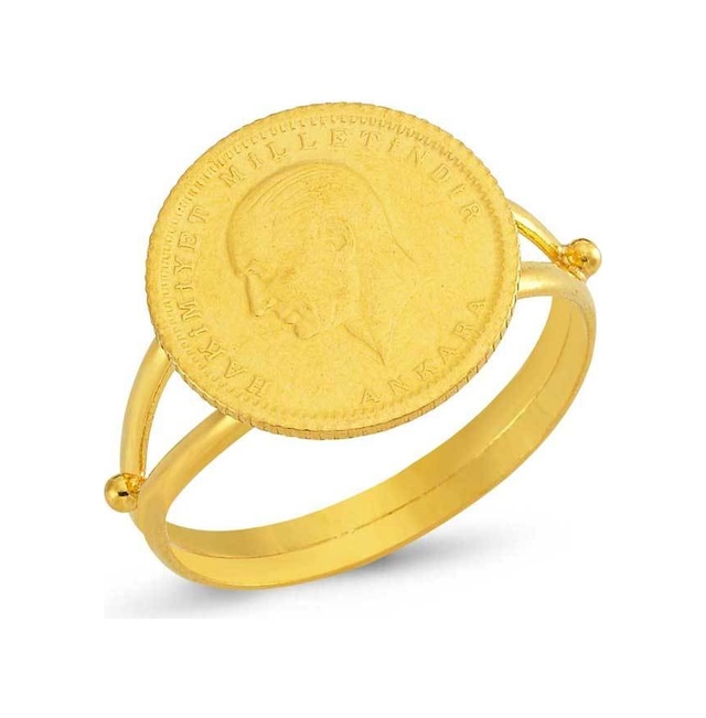 Ata Çeyrek Altın Yüzük 3.90 Gram