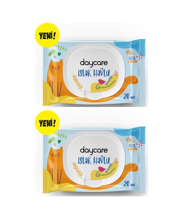 Islak Havlu 20'li X 2 Paket 2'li