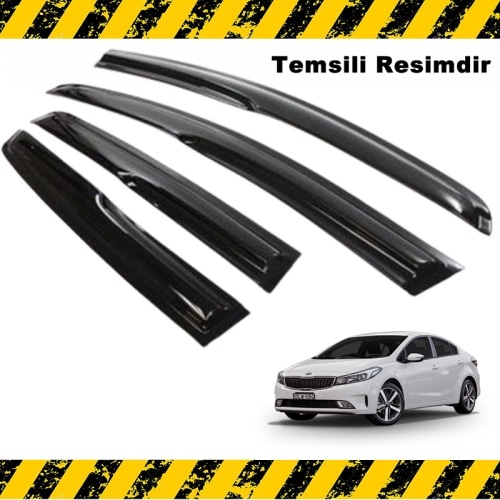 Kia Cerato Mügen Cam Rüzgarlığı 2016 -2020 Arası 4 Lü Set N11.26969