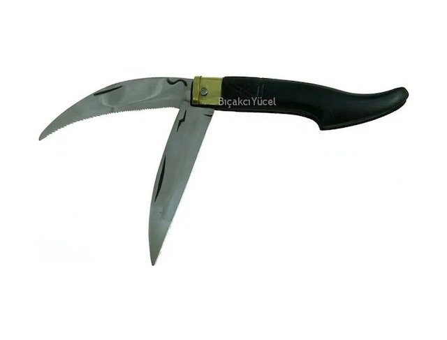Diger Tosya Küçük Çiftli Testereli Bıçkı Çakı 14 Cm - Plastik Saplı, Manuel