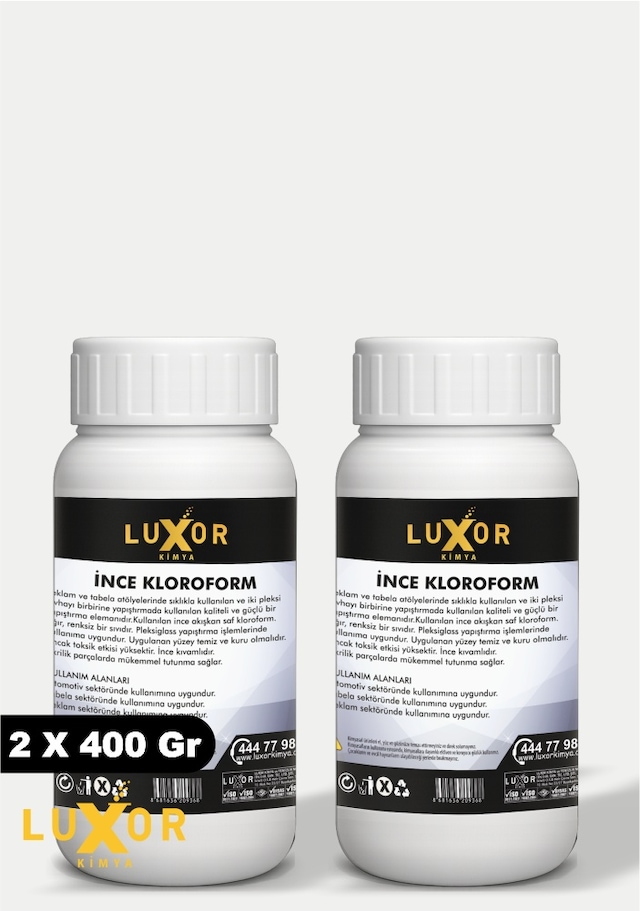 Luxor Kimya İnce Kloroform 2 x 400 GR
