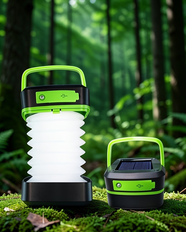 Katlanabilir Led Kamp Lambası 1200 Mah Şarjlı