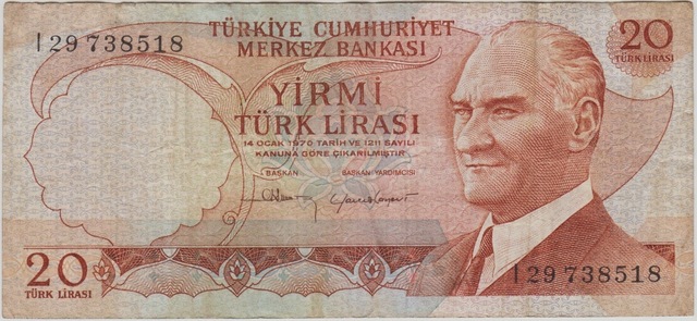 6. Emisyon 20 Lira I29 Çt.