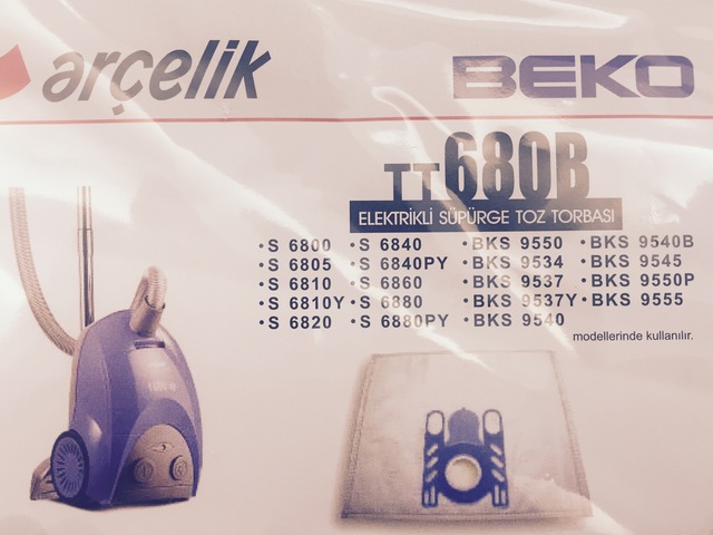 Arcelik S 6860 Supurgeye Uyumlu Microban Toz Torbasi Adedi 2 45 Fiyatlari Ve Ozellikleri