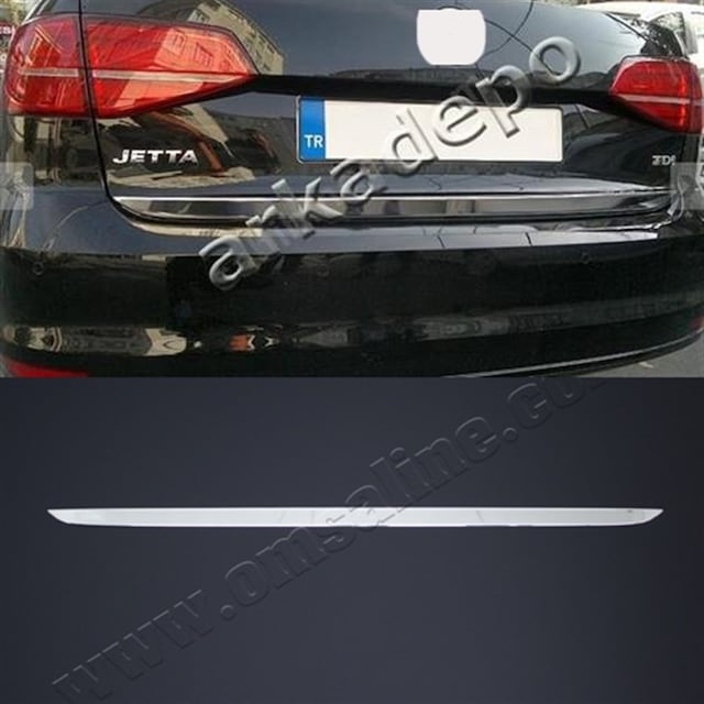 Markadan Vw Jetta Krom Bagaj Alt Çıta 2015 Sonrası Paslanmaz Çeli