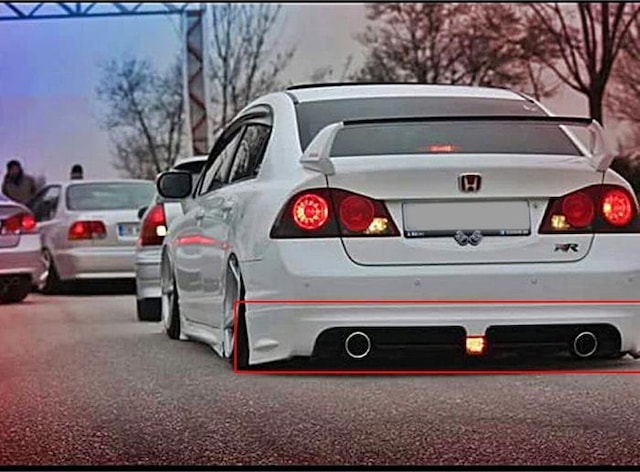 Honda Civic Fd6 Mügen Rr Arka Tampon Eki -podiumgarage-