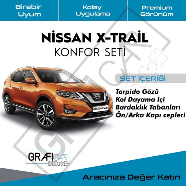 Nissan X-Trail Konfor Seti -Araç Içi Ses Kumaş Kaplama