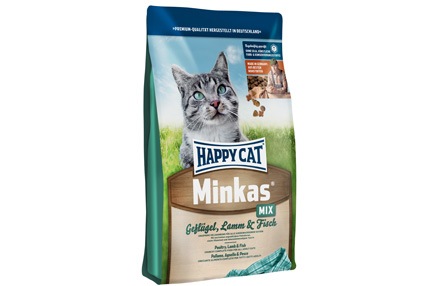 Happy Cat Minkas Mix Tavuk Eti Kuzu Eti Balik Kedi Mamasi 4 Kg