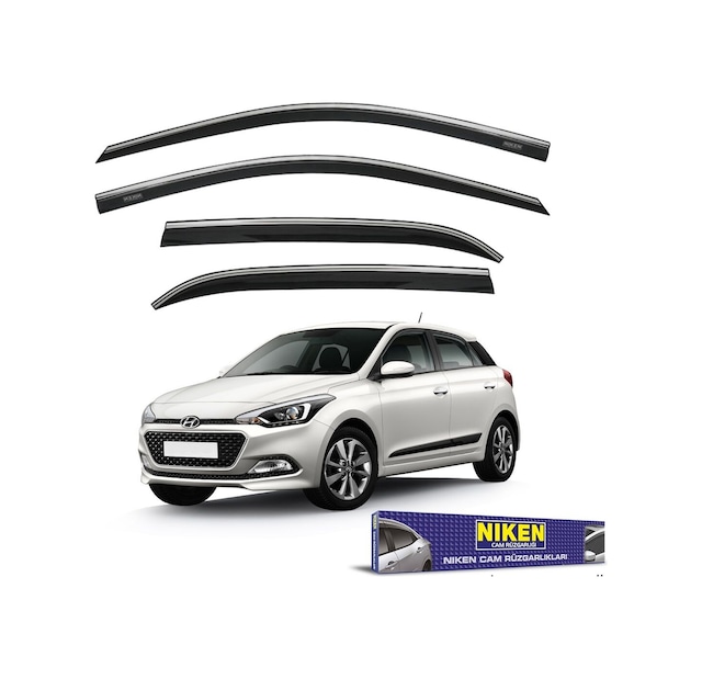 Hyundai İ20 Cam Rüzgarlığı Kromlu 2015+ Niken