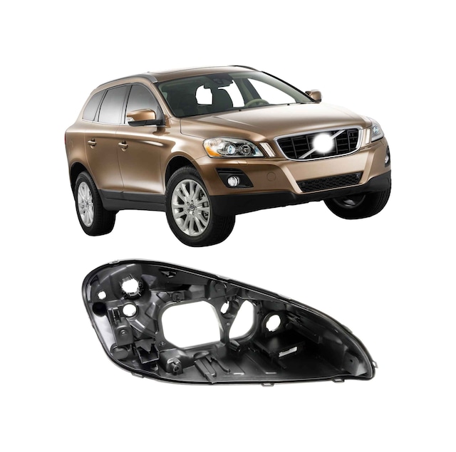 Volvo Xc60 Sağ Far Kasası 2009 2013 Makyajsız Kasa