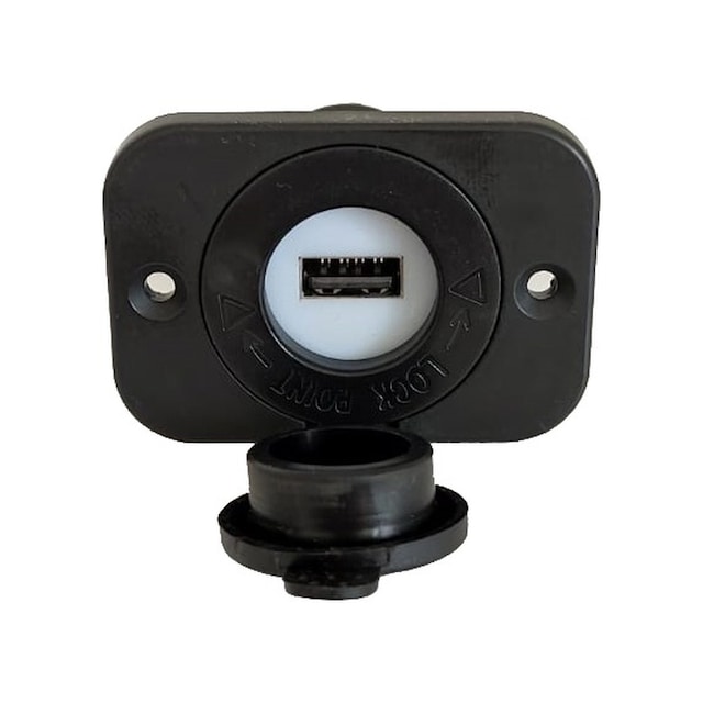 TEKLİ USB ŞARJ SOKETİ 12V/24 5V/3A YAT,KARAVAN,MARİNE
