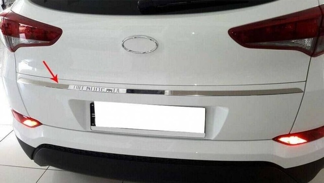 Hyundai Tucson Formlu Krom Bagaj Alt Çıta 2015 - 2018 Arası