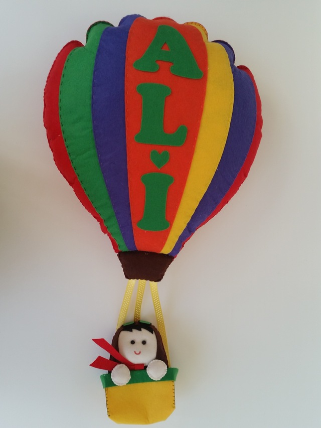 el yapimi renkli ucan balon kapi susu