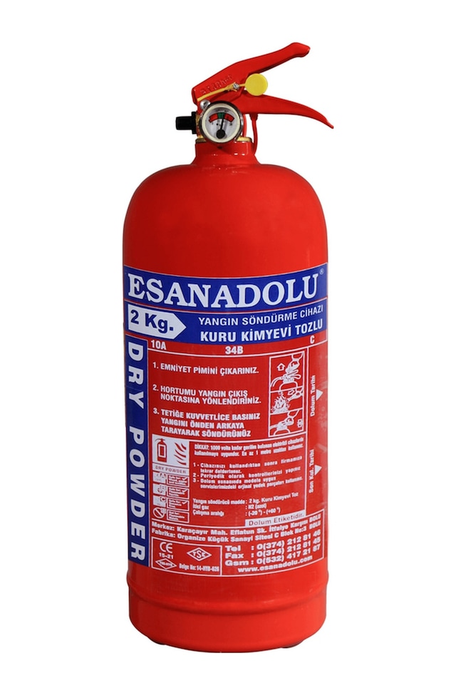 Es Anadolu Yangın Söndürme Tüpü 2 Kg