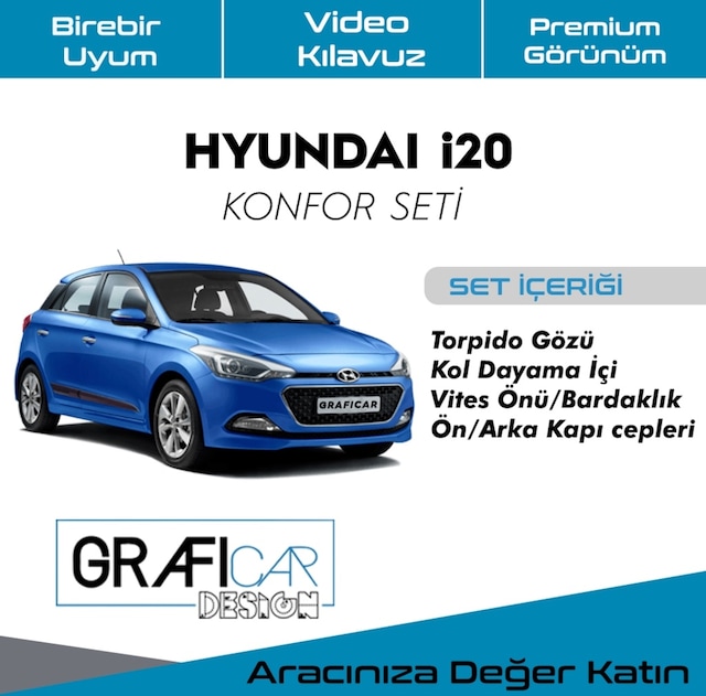 Hyundai I20 Konfor Seti -Araç Içi Ses Kumaş Kaplama