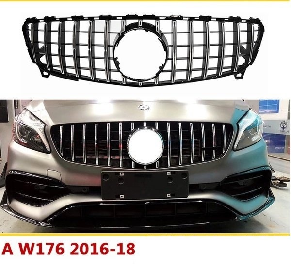 Mercedes W176 Gtr Ön Panjur Izgara Seti Amg 2016+ A Serisi N11.291